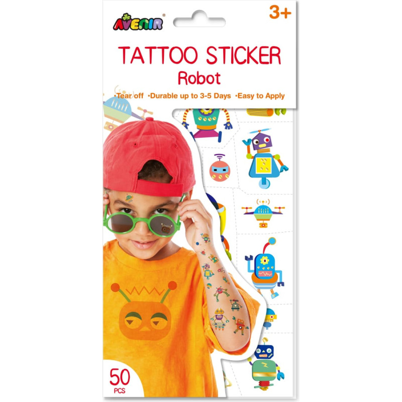 Avenir Tetovējumu uzlīmes: Robots