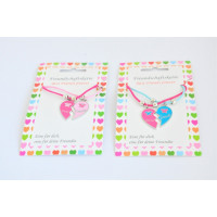 K:s Me Necklace - Best friends - Heart (2 pcs)