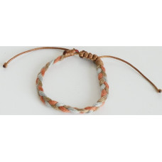 K:s Me Bracelet - Brown and grey braid