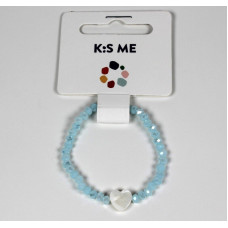 K:s Me Bracelet - Heart - Blue