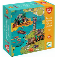 Djeco Giant puzzle - Battle - 30 pcs