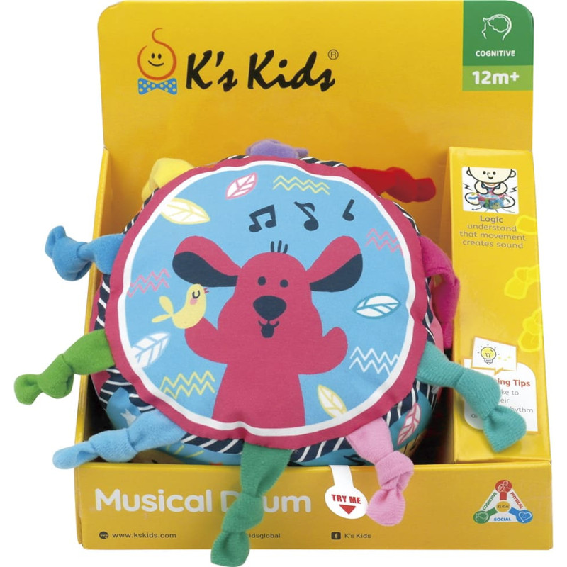 Ks Kids KSKIDS Aktivitāšu rotaļlieta - Muzikālās bungas