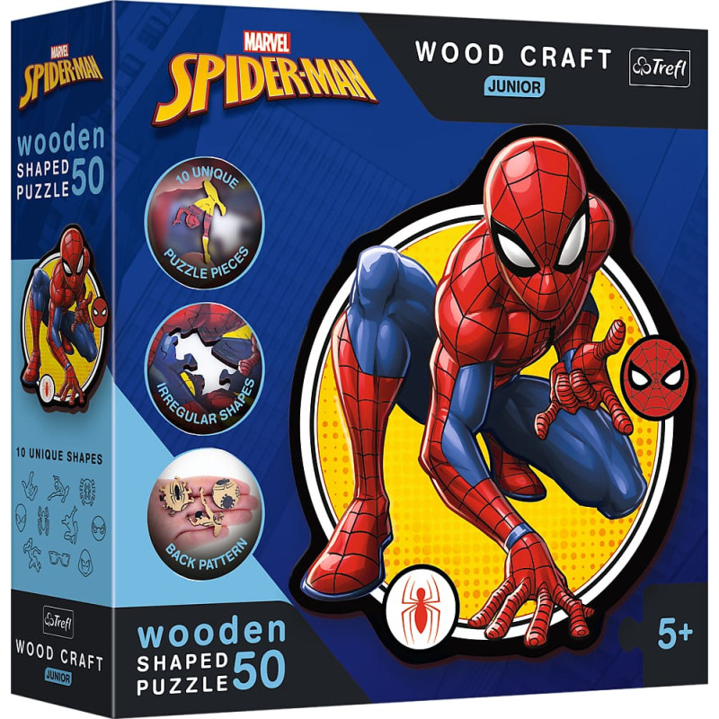 Trefl SPIDERMAN Koka puzle - Zirnekļcilvēks, 50 gb