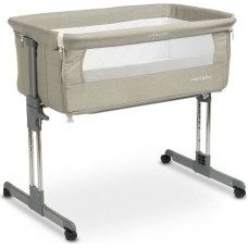 Caretero BEDSIDE CRIB SLEEP2GETHER GREY