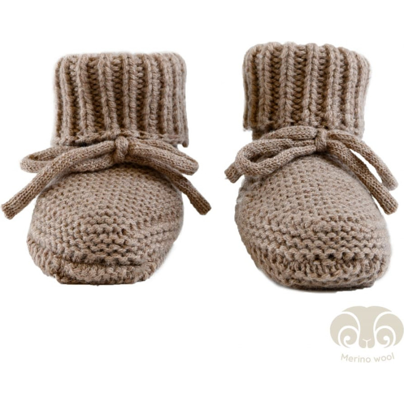 Lodger Slipper Folklore merino vilnas čībiņas, Buffalo, 0-6m - SLM 535_0-6