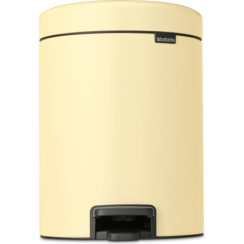 Brabantia atkritumu tvertne ar pedāli NewIcon, 5L, Mellow Jellow - 233784