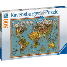 Ravensburger puzle Tauriņu pasaule, 500gab., 15043