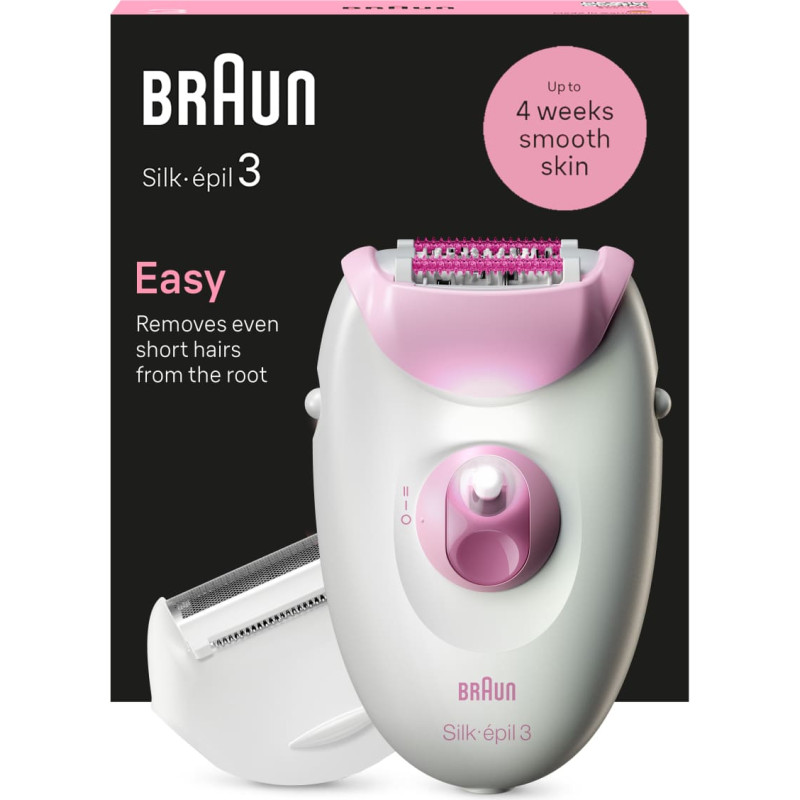 Braun Silk 3 epilators ar piederumiem - SE3-031