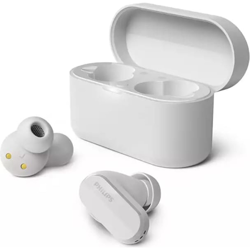 Philips kabellose In-Ear-Kopfhörer mit tragbarer Ladetasche, weiß - TAT3508WT/00