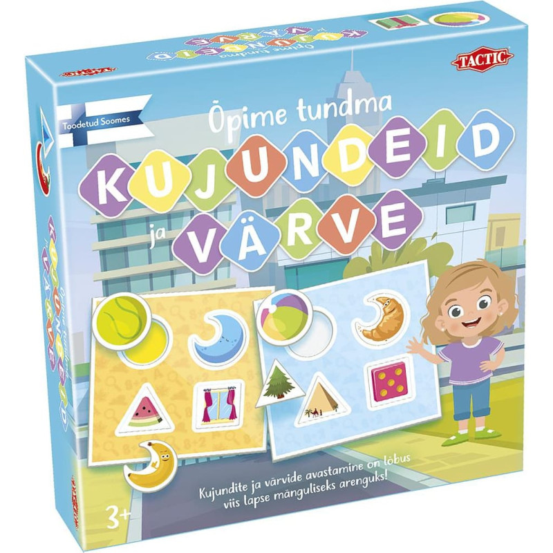 Tactic lauamäng Õpime kujundeid ja värve