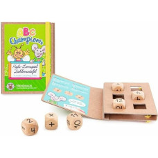 Trendhaus ABC Champions - Wooden Number Dice Educational Game (6 pcs.)