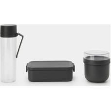 Brabantia Make & Take brokastu un  pusdienu  komplekts, dark grey - 206740