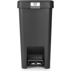 Brabantia atkritumu tvertne ar pedāli StepUp, 10 l, Dark Grey - 800344