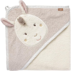 Fehn hooded towel 80x80cm, Llama