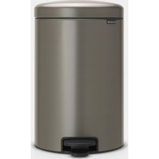 Brabantia atkritumu tvertne ar pedāli NewIcon, 20 l, Platinum - 114045