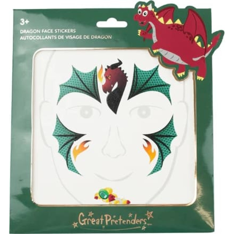 Great Pretenders näokleepsud Draakon