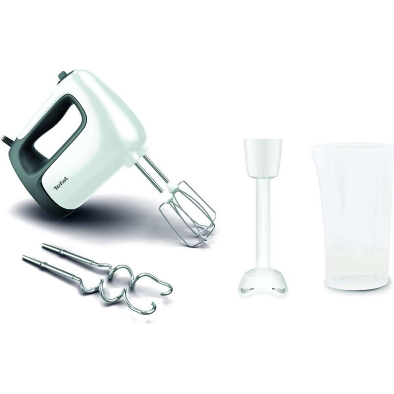 Tefal mikseris Prep'Mix+, 500W, balts/melns - HT461138