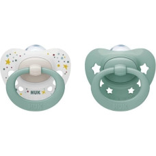 NUK 2300 SIGNATUR SILICONE pacifier 0-6 2PCS 2PCS/BOX 525271, 730638