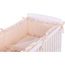 Belisima Baby Bedding set - 5 parts - 120/90/360 - PURE - P02-0831 - CAPPUCINO