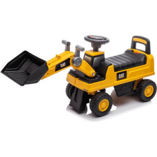 To-Ma Ride-on car wiht handle - 663 - LOADER / EXCAVATOR - CAT - YELLOW