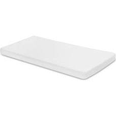 Sensillo Deluxe Jersey-Spannbettlaken – Weiß, 120×60 cm