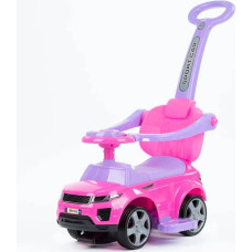 To-Ma Ride-on car with handle - 614R - rubber wheels - PINK