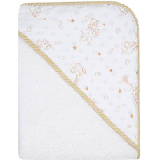 Duet Baby Bathing cover - 651 - TERRY - MINKY - size 100x100 - WHITE