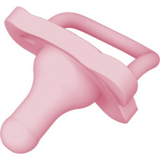 Dr. Brown’s PS11007 HappyPaci Silikonschnuller aus einem Stück – ab 0 Monaten, rosa, 1 Stück