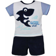 Koala Baby 3139 KOMPLET SHARK LATO 62 GRANATOWY