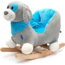 Baby Mix 46443 Rocking dog with melody - blue