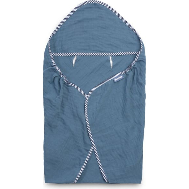 Sensillo Child seat muslin swaddle blanket for summer – blue