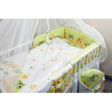 Minikid Bedding set - 4 parts - 120/90/180 - SOWY - MIX ****