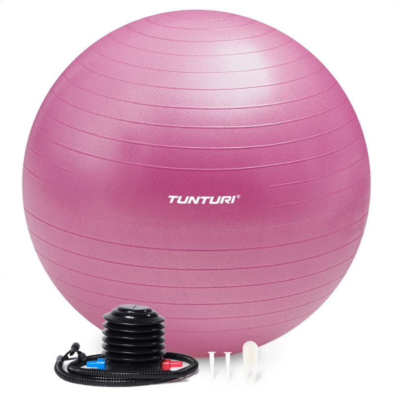 Tunturi Võimlemispall TUNTURI Gymball 75cm Anti Burst, lilla