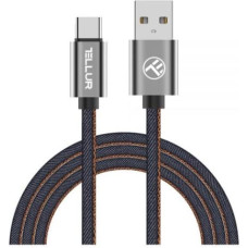 Tellur Data cable, USB to Type-C, 1m Denim