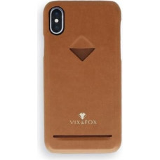 Vixfox Card Slot Back Shell for Samsung S9 caramel brown