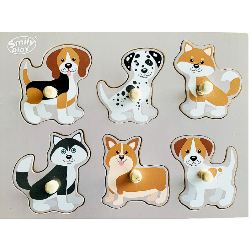 Smily Play 38065 – Puzzle Hunde