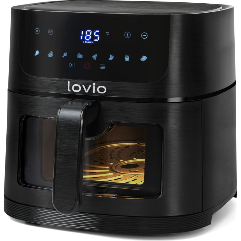 Lovio LVAF002BK PureFry XL Smart 6L Black