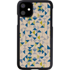 Man&Wood SmartPhone case iPhone 11 blue triangle black