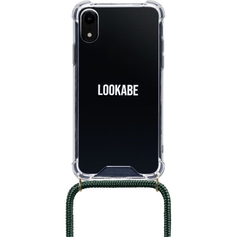 Lookabe Necklace iPhone Xr gold green loo014