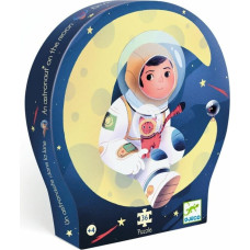 Djeco Silhouette puzzles - An astronaut on the moon - 36 pcs