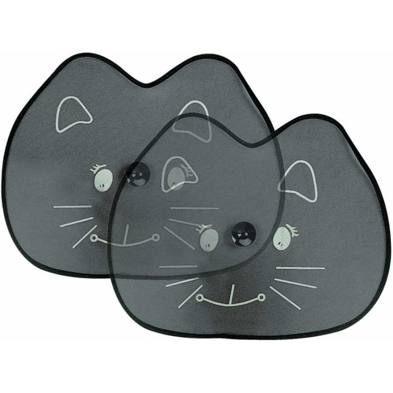 Bikes Bike Fun Sunshade Cat Art.22053 Universāli automašīnas saules sargi  37x44, 2gb