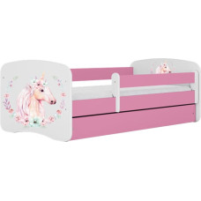 Kocot Kids Bed babydreams pink horse without drawer with mattress 160/80