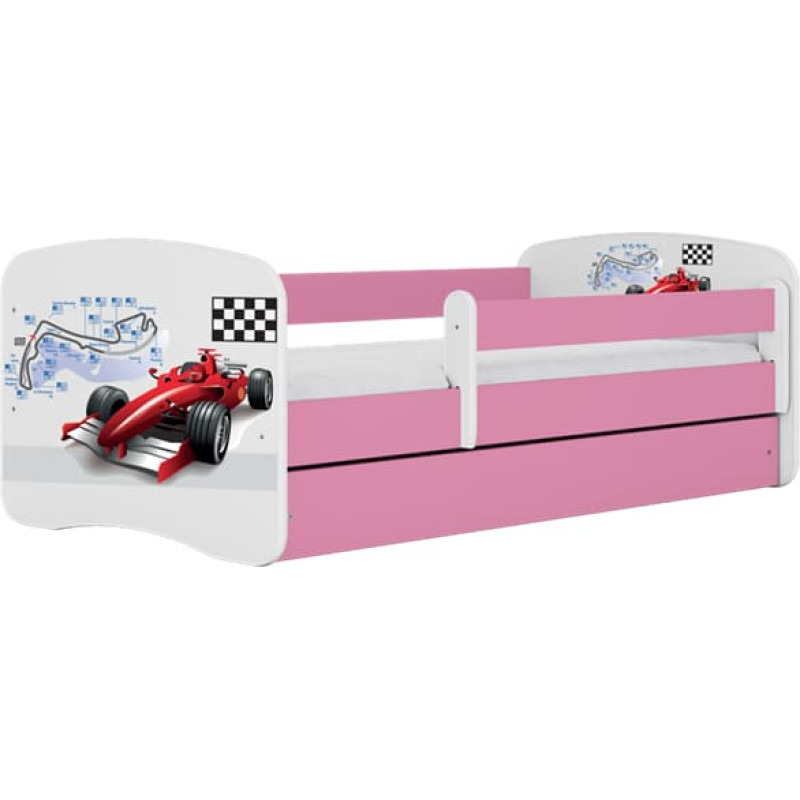 Kocot Kids Bed babydreams pink formula with drawer with mattress 180/80