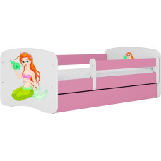 Kocot Kids Bed babydreams pink mermaid with drawer with mattress 160/80