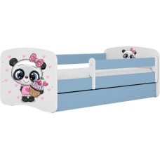 Kocot Kids Bed babydreams blue panda without drawer with mattress 140/70