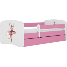 Kocot Kids Bed babydreams pink dancer without drawer with mattress 140/70