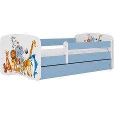 Kocot Kids Bed babydreams blue animals without drawer with mattress 180/80