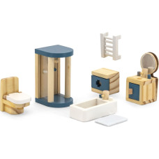 Viga PolarB Zestaw Mebelków do Domku dla Lalek  Łazienka