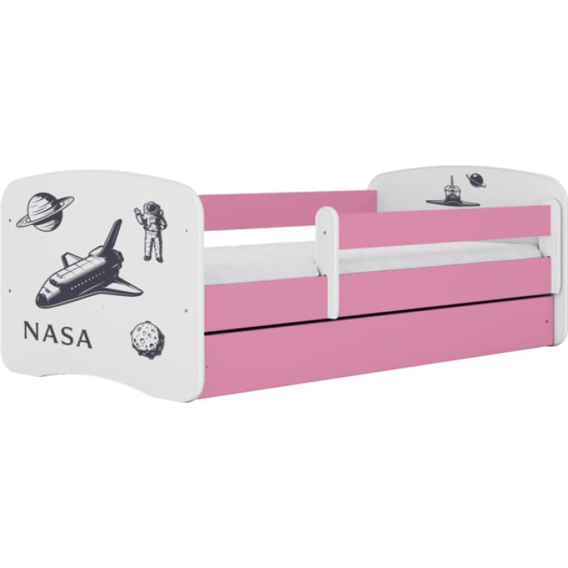 Kocot Kids Bed babydreams pink nasa with drawer with mattress 180/80