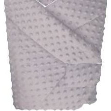 Duet Baby Swaddling blanket with hood - 631 - MINKY - GREY